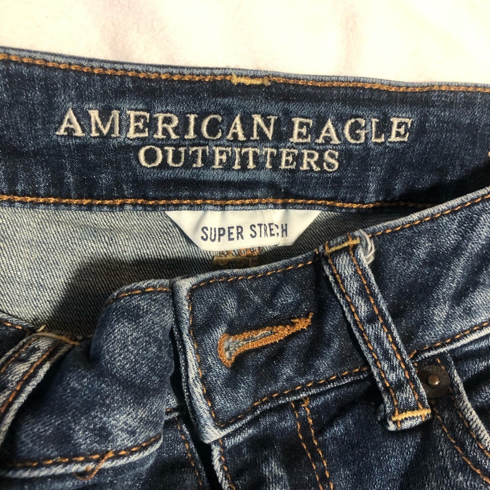 Super stretch jean shorts